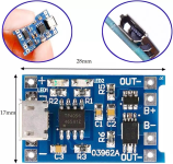 ماژول شارژر باتری لیتیومی TC4056TP4056 با MICRO USB و مدار محافظ.png